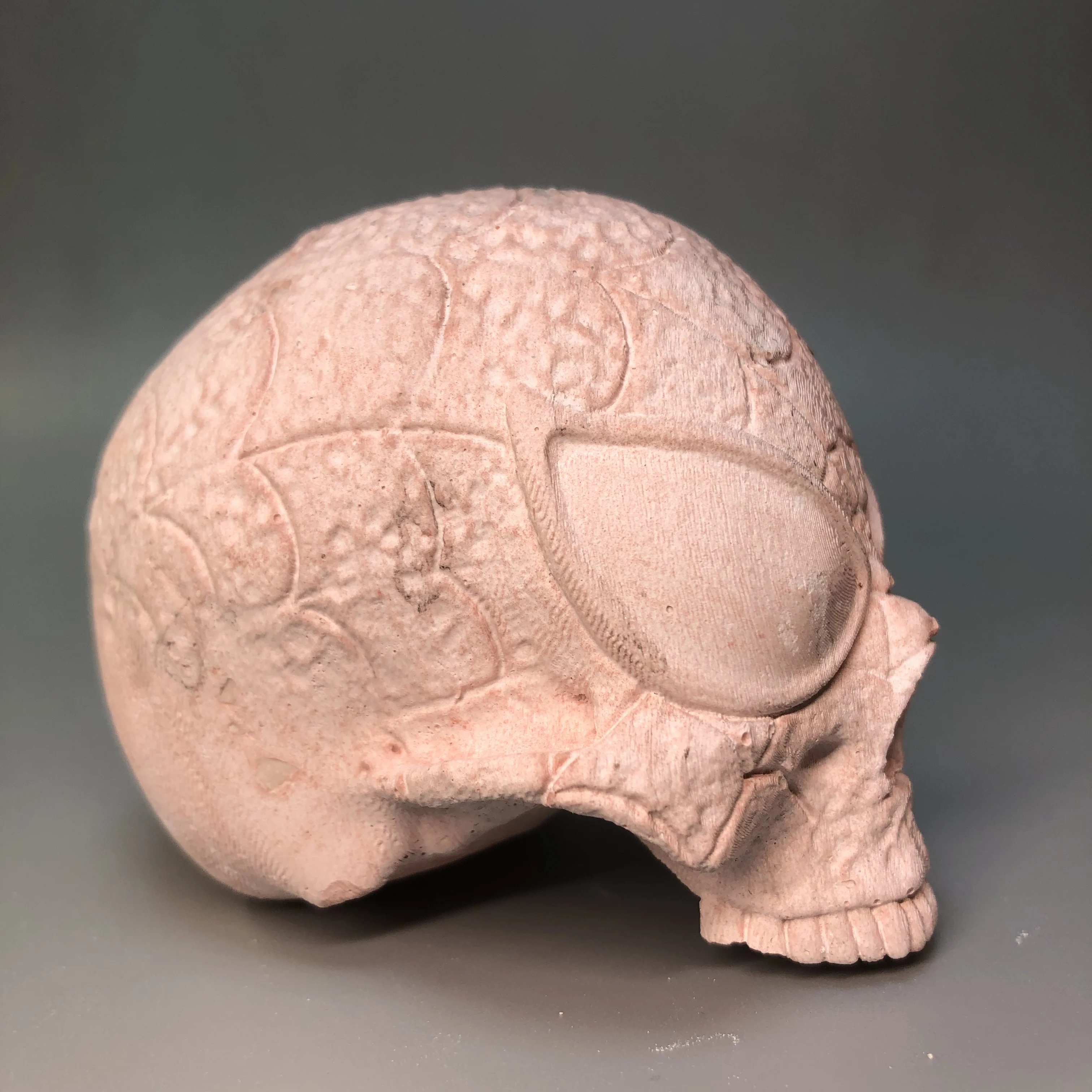 Skull collection Aromatherapy stone hand carved plaster crafts decorative polishing gift Reiki healing modern art