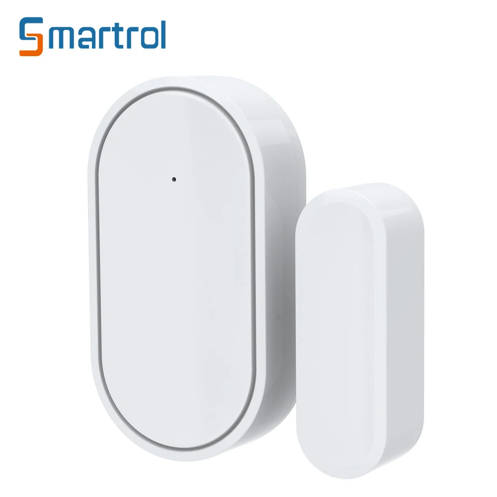 SMARTROL-Sensor inalámbrico para puerta y ventana, sistema de alarma antirrobo para el hogar, protección de seguridad, adecuado para Tuya, Wifi,