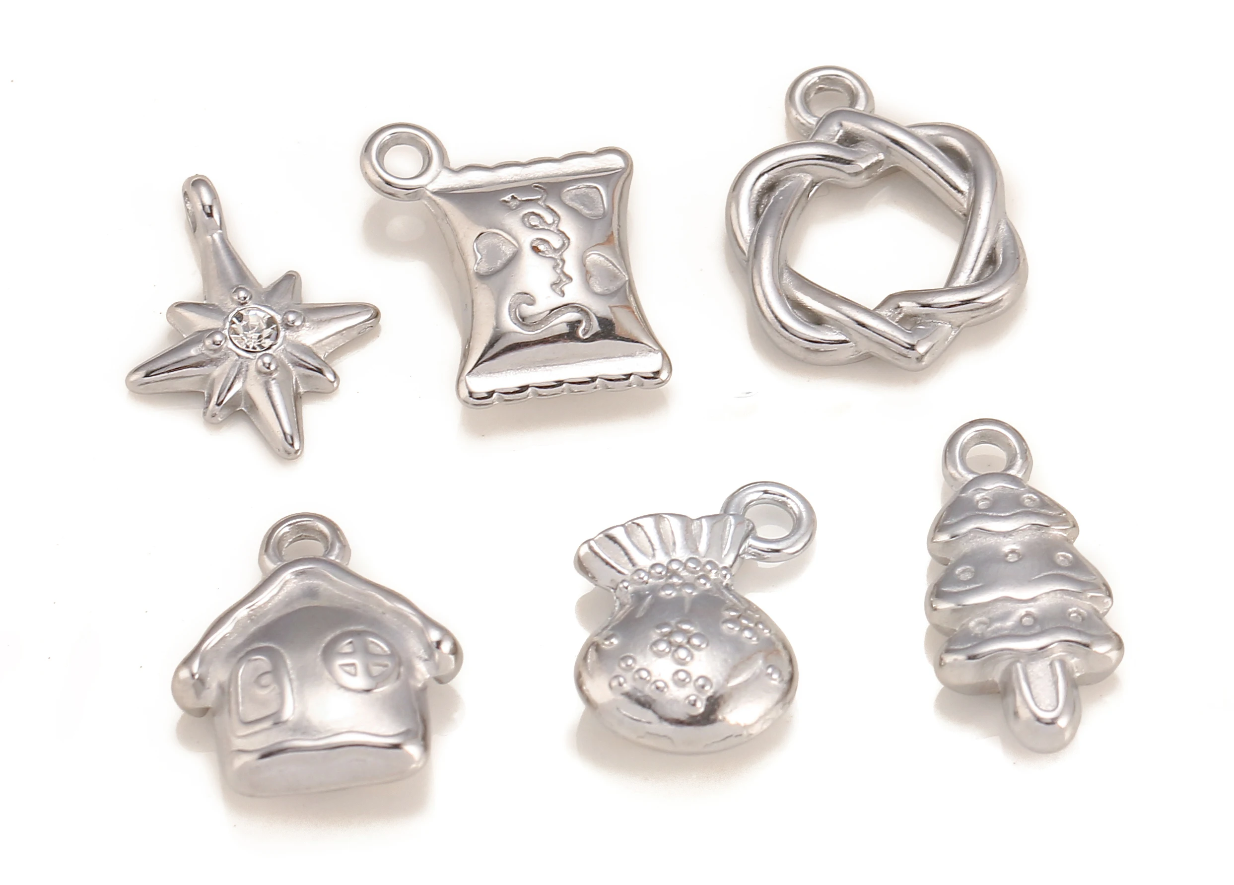 3 Teile/los Weihnachten Süßigkeiten/Weihnachtsbaum/Lebkuchen Bär/Schnee Haus Charms Anhänger Für Armband Halskette Ohrringe DIY schmuck Machen – Detail 7