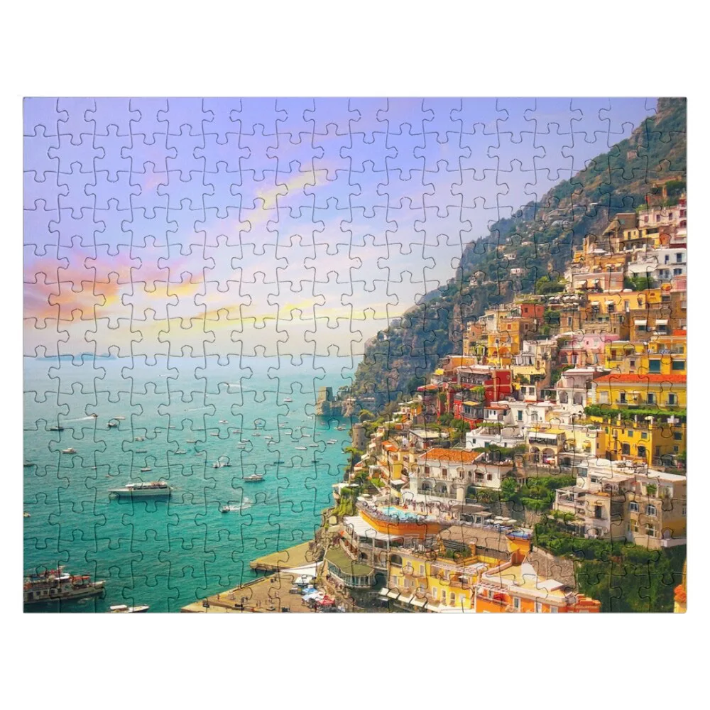 

Almafi Italian Coast AdvancedJigsaw Puzzle Custom Wooden Gift Wooden Decor Paintings Custom Gift Puzzle Puzzle Photo Custom