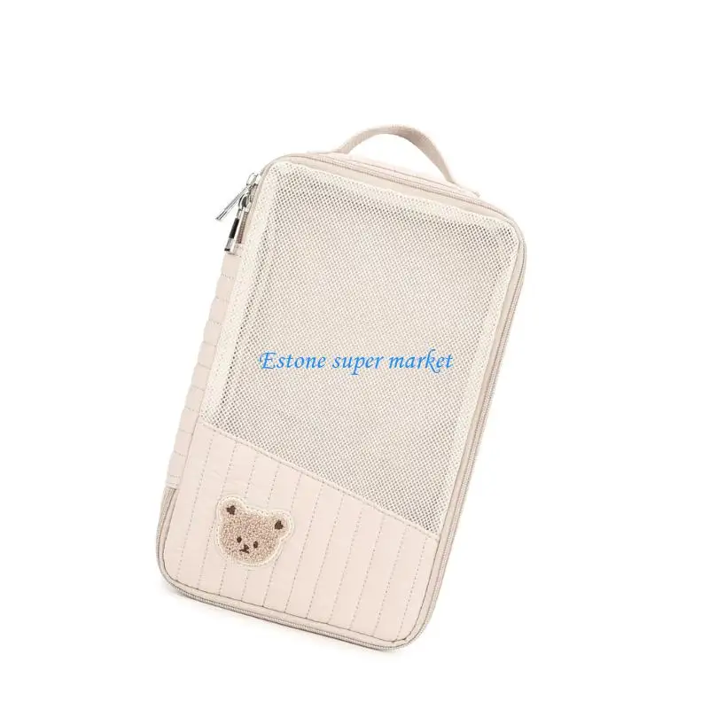 090B قطعة واحدة من حقيبة الأم والطفل الكرتونية للسفر، الوصول السريع، تصميم بسحّاب، جيب واسع يبقي مستلزمات الأطفال مرتبة بدقة #3