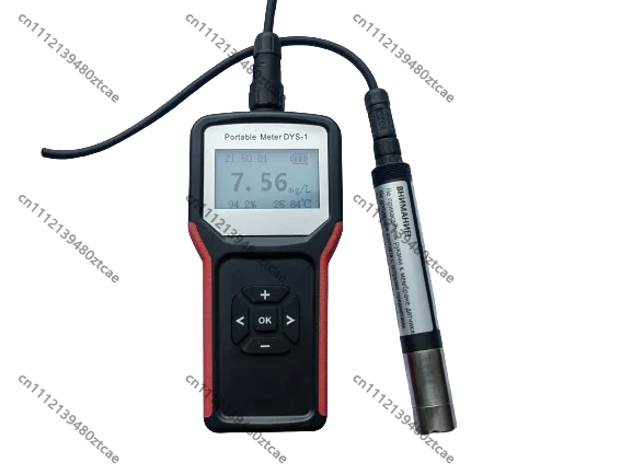 Portable Dissolved Oxygen Meter, Oxygen Analyzer, Fast Response, High-Quality Water Tester for Water Quality Monitoring