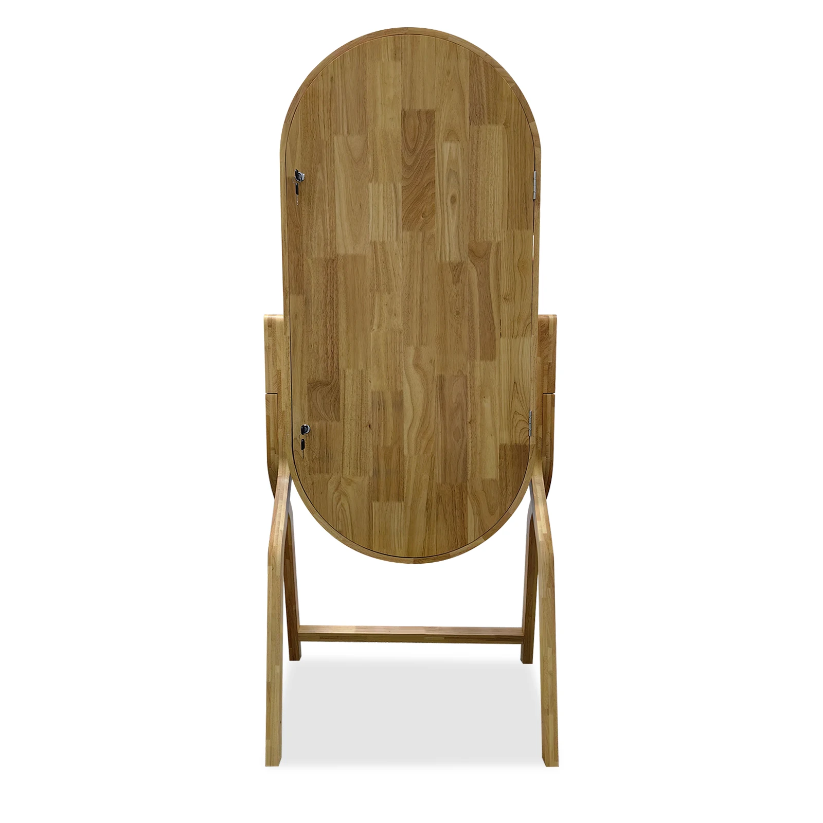 ZJW high-quality hot selling customized products Oval Big Screen Magic Mirror Photo Booth Digital Mirror Metal Construction Comp