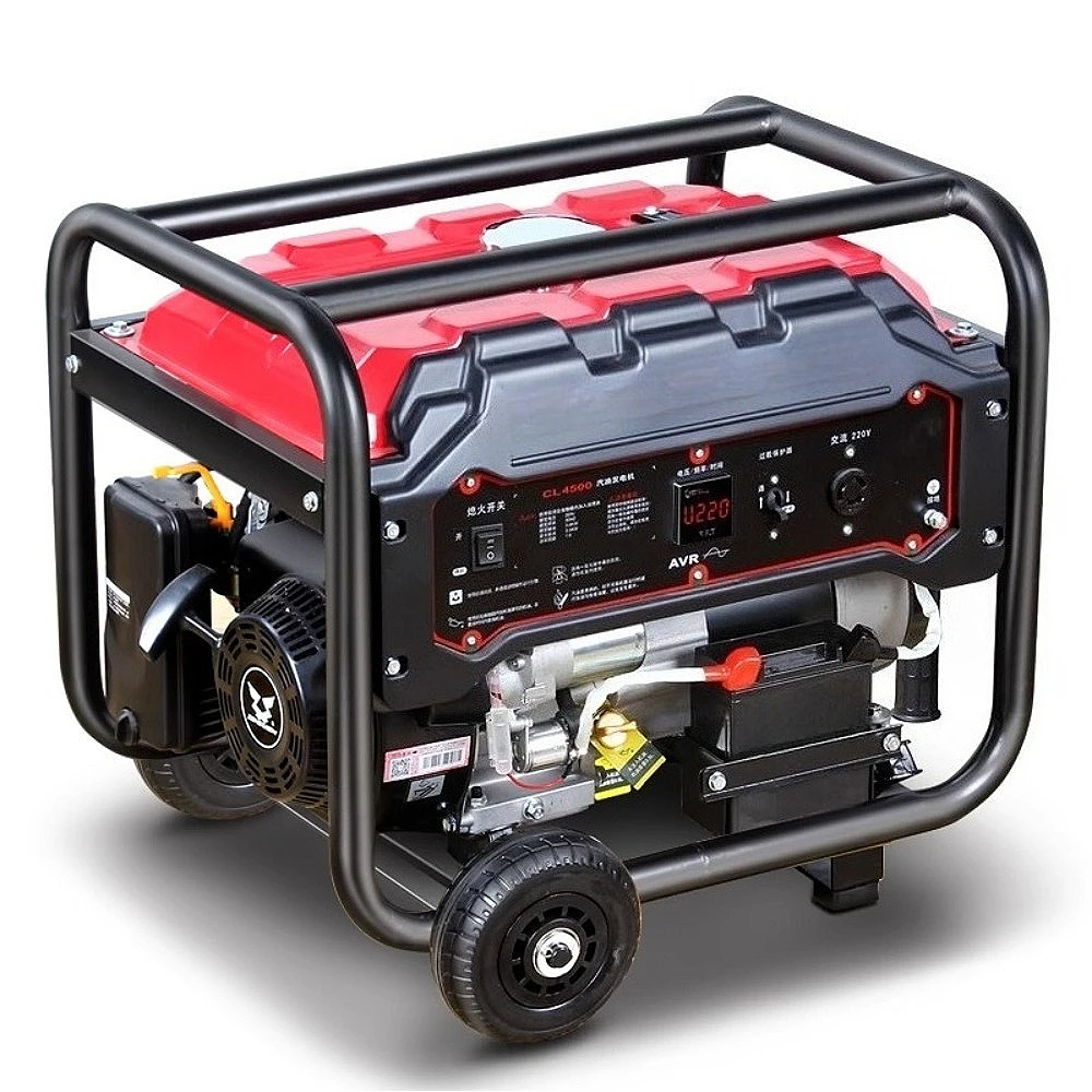 

Уличный генератор 220 В, бытовой, небольшой, однофазный, напряжение 5/6/8/10, киловатт, открытый