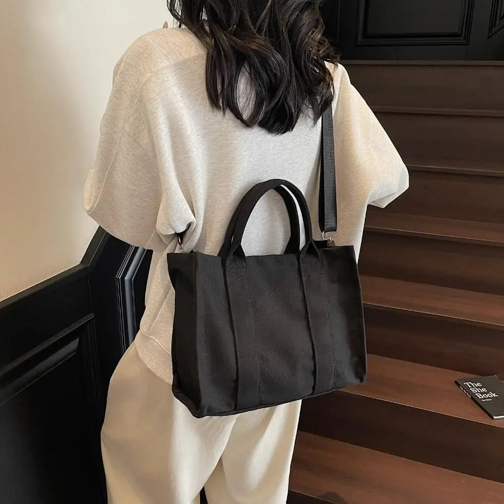 

Casual Canvas Vintage Shoulder Bags Harajuku Tote Bags Teenager Messenger Bag Large Capacity Handbag Crossbody Bag Students
