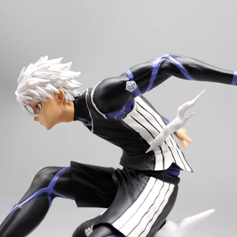 23 ซม.สีฟ้าล็อคอะนิเมะตัวเลข Nagi Seishiro Action Figure ฟุตบอลเครื่องประดับ PVC Figurine ของเล่นเด็กของขวัญสะสม