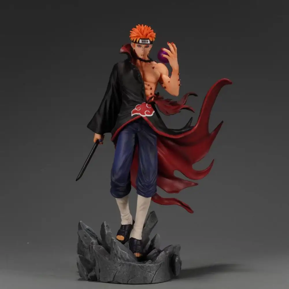 22Cm Hot Anime Naruto Figure Pain Standing Pvc Action Figures Model Handsome Statue Anime Collectibles Doll Christmas Present