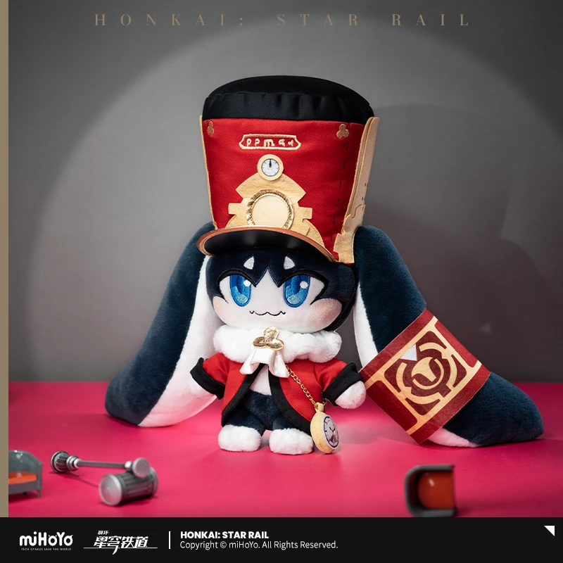 

Honkai Star Rail Plush Doll POM POM 24CM Offical MiHoYo Stuffed Cute Rabbit Cosplay Prop Kids Halloween Decoration Birthday Gift