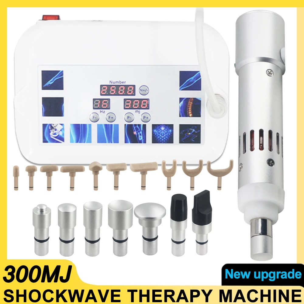 

300MJ Shockwave Therapy Machine Effective Erectile Dysfunction Limbs Pain Massage Relax 2in1 Shock Wave Instrument Chiropractic