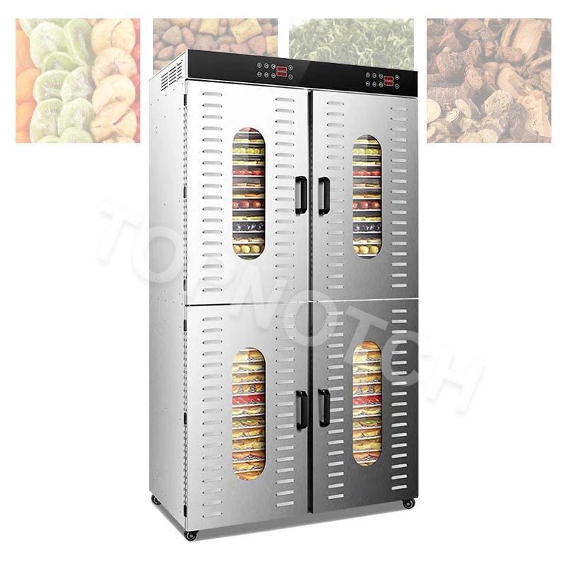 

Large Dehydrators Commercial 80 Layer Fruit Drying Machine Food Sausage Duck Beef Fish Herbs Mushroom Air Dryer