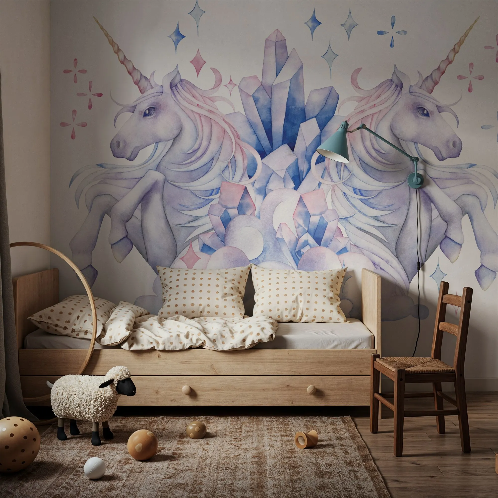 Custom Unicorn Power Wallpaper for Walls Made to Measure Large Wall Mural
