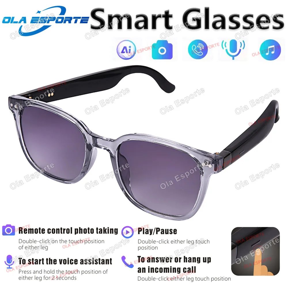 

Умные очки-наушники 2026 с функцией синхронного перевода, для звонков и активного отдыха, HIFI, передовые технологии, для мужчин и женщин