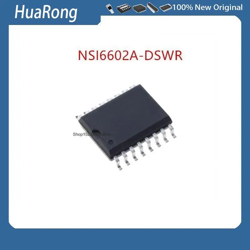 New 5pcs NSI6602A-DSWR   NSi66 02AD NSI6602AD  SOW-16  NSI6602B-DSWR NSi66 02BD  NSi6602BD SOP-16