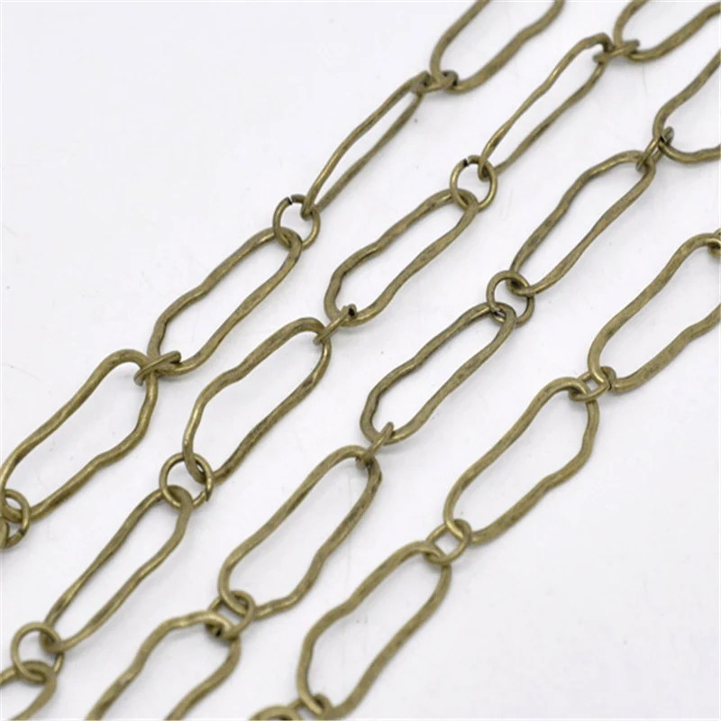 1 Meter Doreen Box Big Link Chain Findings Alloy Bronze Tone 25x9mm Chains For DIY Necklace Bracelet Jewelry Making Accessories