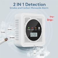 【Buy It-Now!】2-In-1 Carbon Monoxide And Smoke Detector Smoke And Carbon Monoxide Detector For Home Or Office