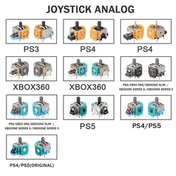 Joystick Universal para PS3, PS4, PS5, Xbox 360, One, serie Xbox, accesorios de mantenimiento con categorías completas, 1 unidad