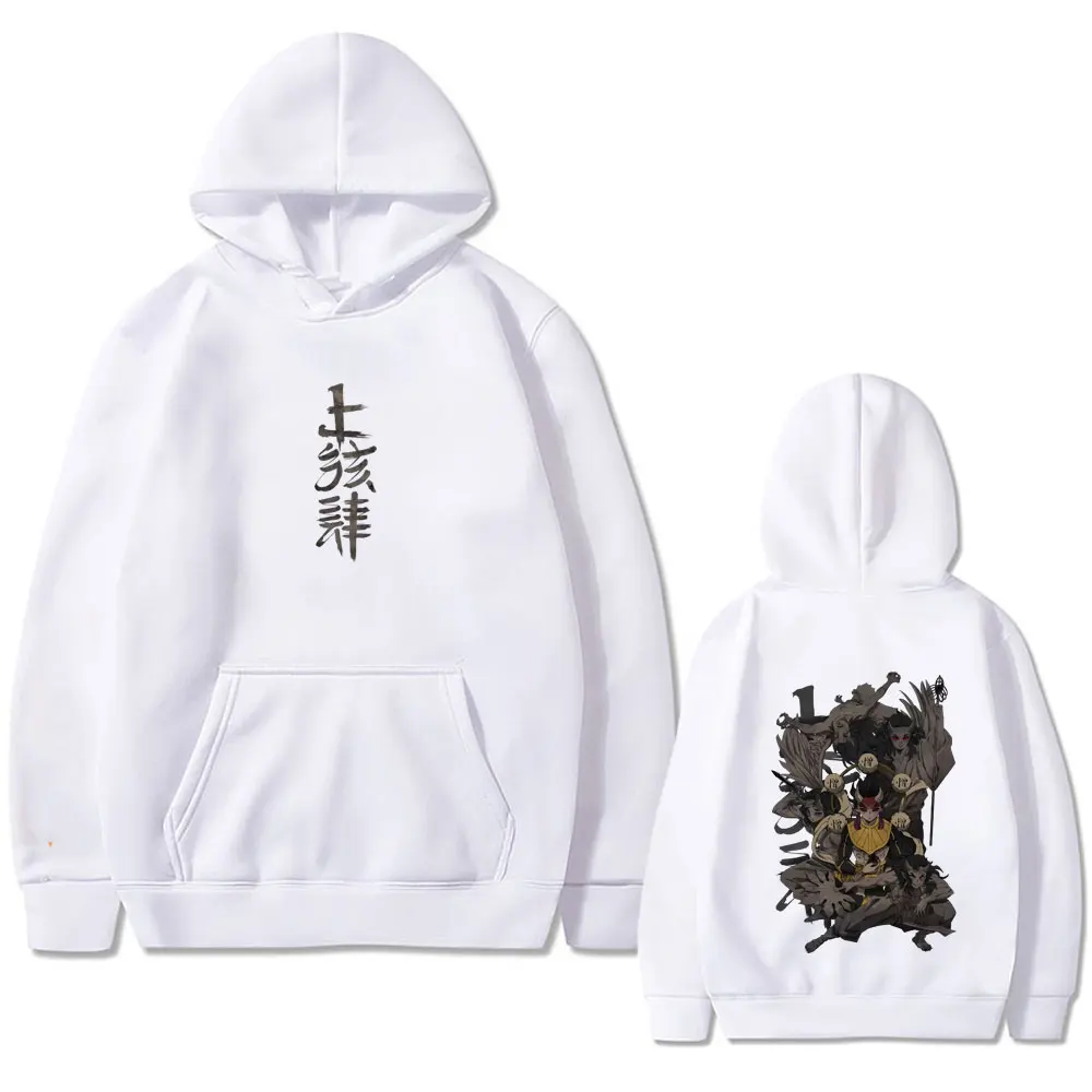 Hot Sale Anime Demon Slayer Hantengu Hoodie Men's Women's Cartoon Casual Fleece Cotton Pullover Hoodies Male Oversized Tracksuit