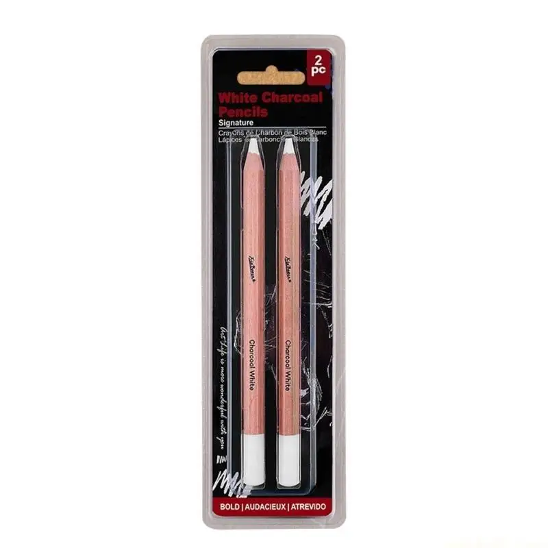 2/3/4x White Pencil Drawing Pencils Professional Sketching Pencils Highlight Pen Colouring Pencils Art Supplies