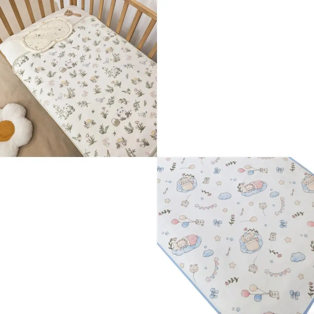 

Многоразовый коврик для пеленания 50x70 см/70x90 см, дышащий коврик для детского писсуара, мягкий и впитывающий пеленальный