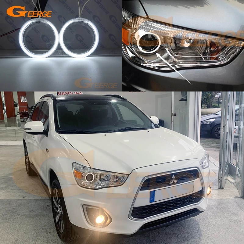 

For Mitsubishi ASX 2010 2011 2012 2013 2014 2015 2016 Excellent Ultra Bright CCFL Angel Eyes Halo Rings Light Car Accessories