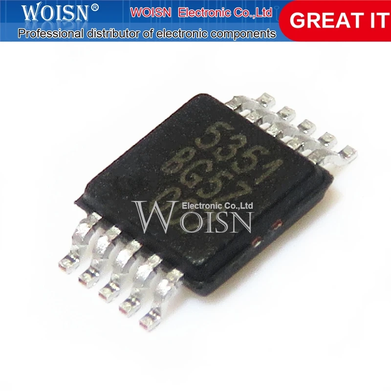 2pcs/lot SI5351 SI5351A-A-GTR 5351 SI5351A-B-GTR MSOP-10 In Stock