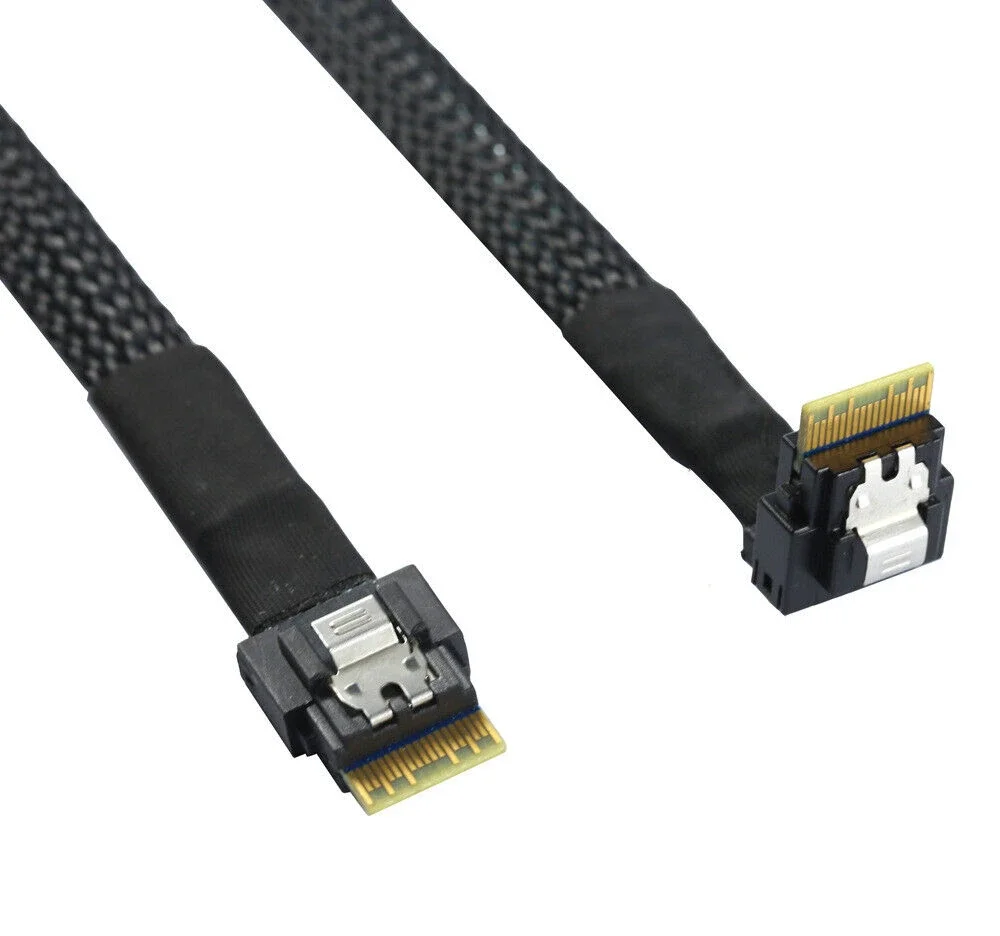 SFF-8654 To 8654 Slimline SAS SFF-8654 4i 38P To 8654 4I Server High Speed Connection Cable