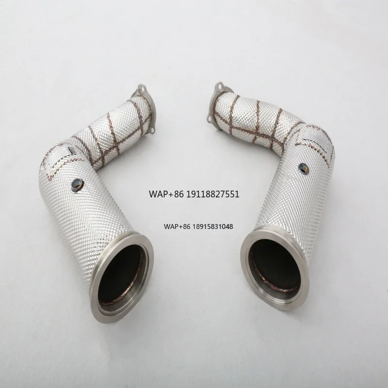 

Premium Quality Custom 304 Stainless Steel/Titanium Valved Downpipe Exhaust System for 2.9T Premium Exhaust