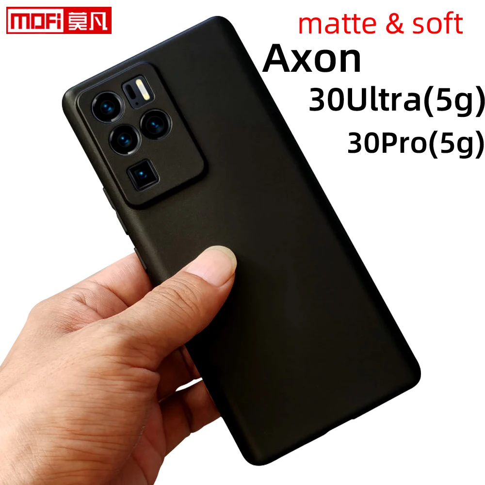 Matte Case for Zte Axon 30 Ultra, Frosted Silicone, Soft, Ultra Thin, Non-slip, Protective, 5G, ZTE Axon 30Pro