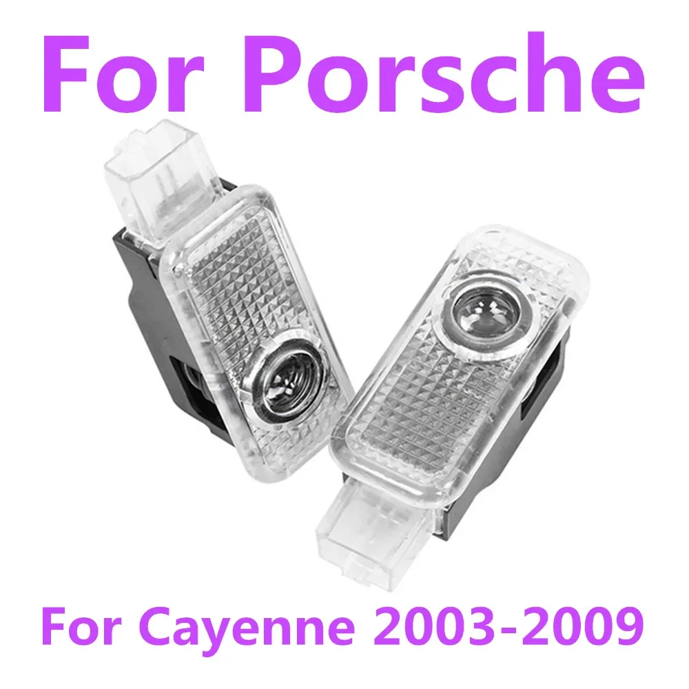 

2X Car Door Welcome Light Projector Ghost Shadow Courtesy Lamp Accessories For P-orsche C-ayenne 9PA MK1 955 957 2003-2009 2008