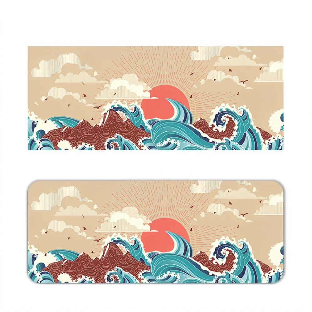 Extended Desk Mouse Pad Ocean - огляд і ціна Desk Setup Natural