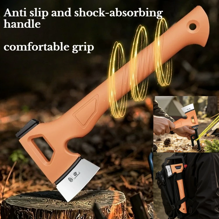 Outdoor Multifunctional Tactical Axe Portable Wilderness Survival Campsite Emergency Chopping Tool