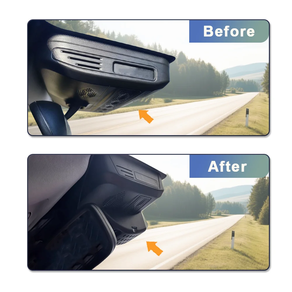 4K Customized Plug and play For Chery Tiggo 8 Pro Max Tiggo 7 Pro Max 2023 KXKJCAR Video Recorder Rain Sensor Cover