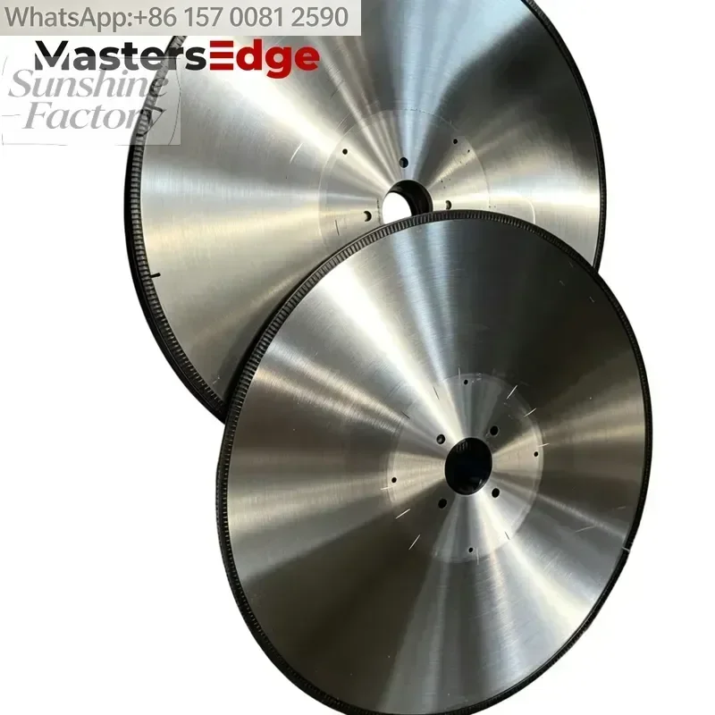 HSS High Speed Steel Circular Slitting Knife for Toilet Paper Rewinder, Precision Tissue Cutting Blade, Factory