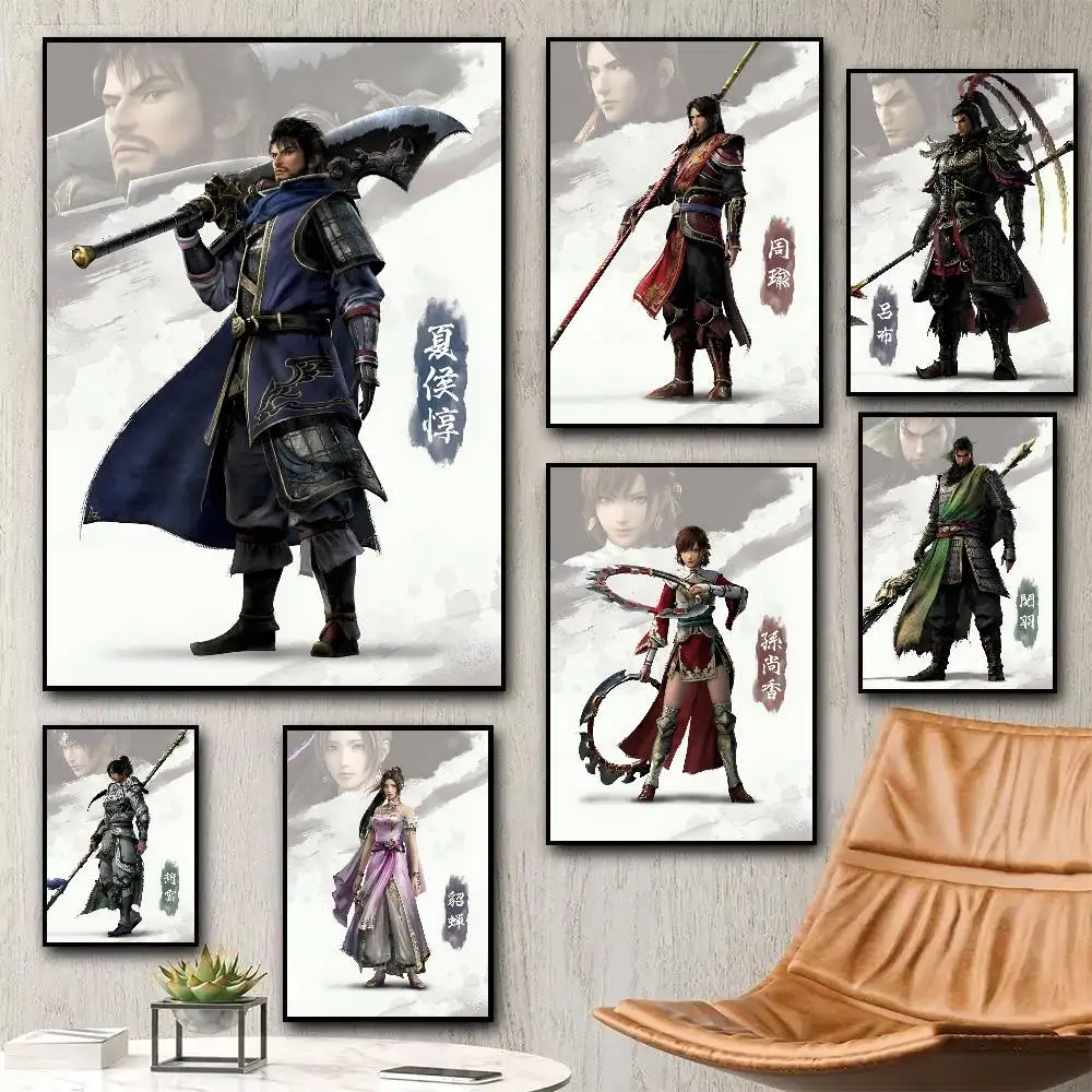 1pc Dynasty Warriors Origins Game Poster Sticker Print Waterproof Wall Art For Living Room Bedroom Home Decor