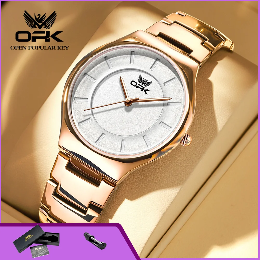 

OPK 6078 Original Brand Luxury Man Quartz Watch Waterproof Male Clock Business Men's Wristwatch Classic