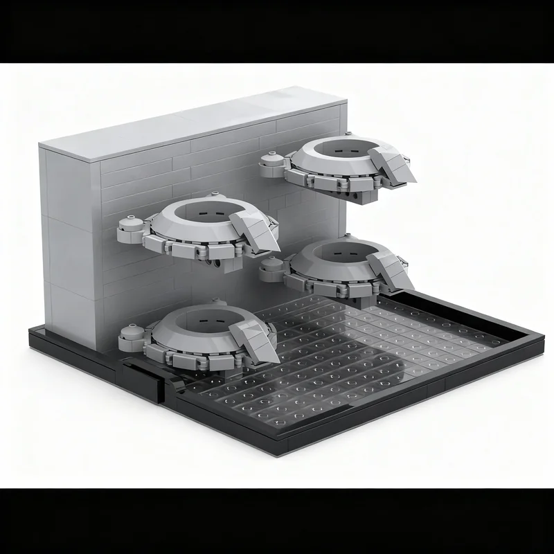 650pcs MOC Star Battle 32x32 Senate Model Building Blocks Christmas Gifts Toy Architecture Birthday Idea Craft Display DIY Brick