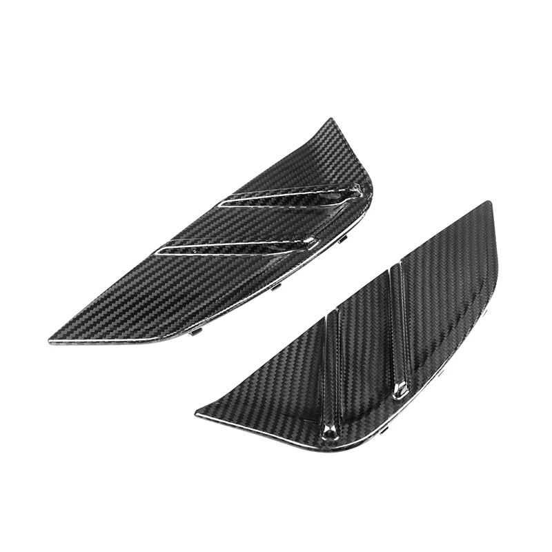 Fibra de carbono seca g82 g83 m4 coupe 2021 + m desempenho lateral fender ventilação capa substituição fender guarnições capa