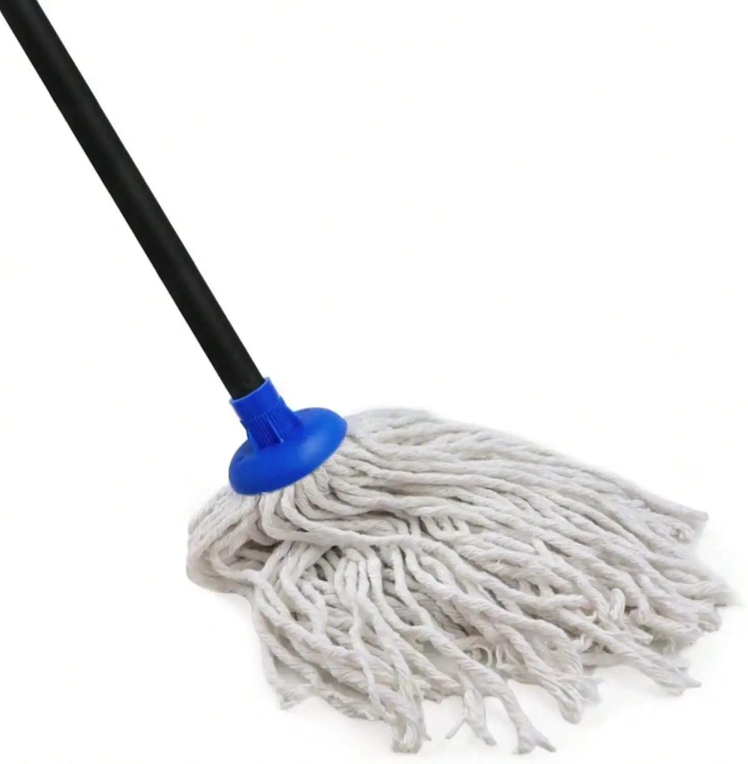 

Cotton Mops For Floor Cleaning, Regular Mop For Floors, 49-Inch Simple Mops For Cleaning Living Rooms, Bathrooms, And Kitchens (Dark Blue)