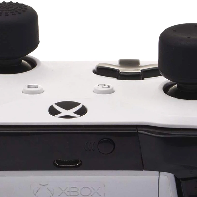 B50B-Studded Silicone Cover Skin Case For Microsoft  One X &  One S Controller X 1 With Pro Thumb Grips 8 Pieces