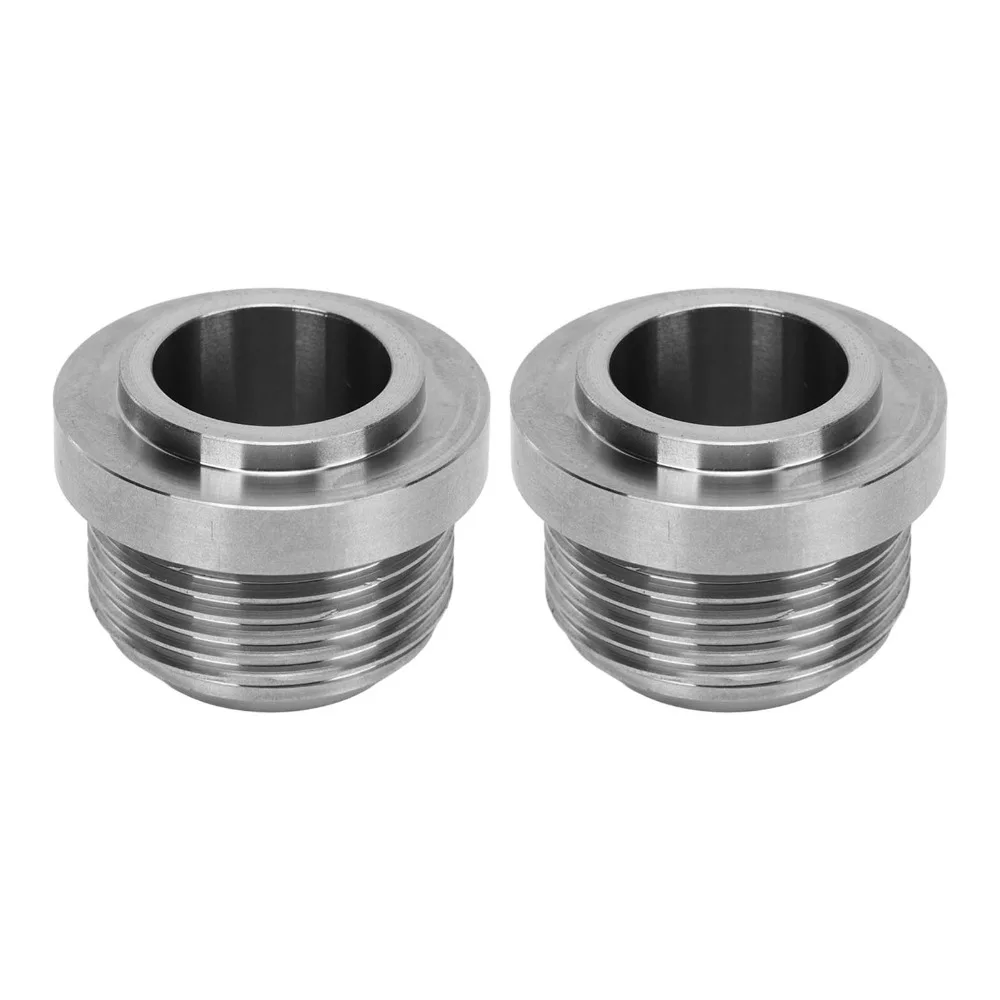 

2Pcs Automotive Fitting Stainless Steel Weld On Bung AN16 Weldable Fitting Drain Fitting Applications