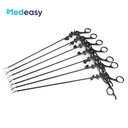 Medical Use Laparoscopic Surgical Instruments Reusable Laparoscopy Curved Forceps Stz Type Handle