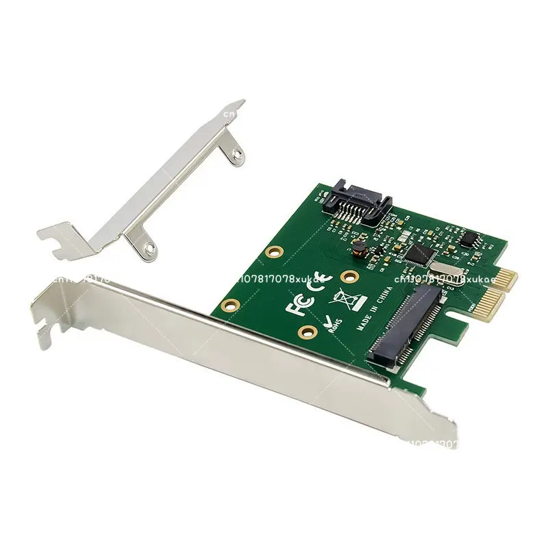 PCI-E PCIe to mSATA + SATA 3.0 supports nas Black Synology ASM1061 chip