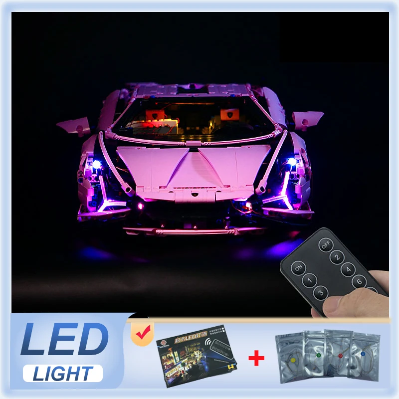 

DIY RC LED Light Kit For LEGO 42115 Technical Sports Car (Only LED Light,Without Blocks Model)