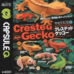 Original Kaiyodo Gashapon Lizard Gecko Qversion Mini Simulation Reptile Anime Animal Action Figure Model Toy Gift Collection