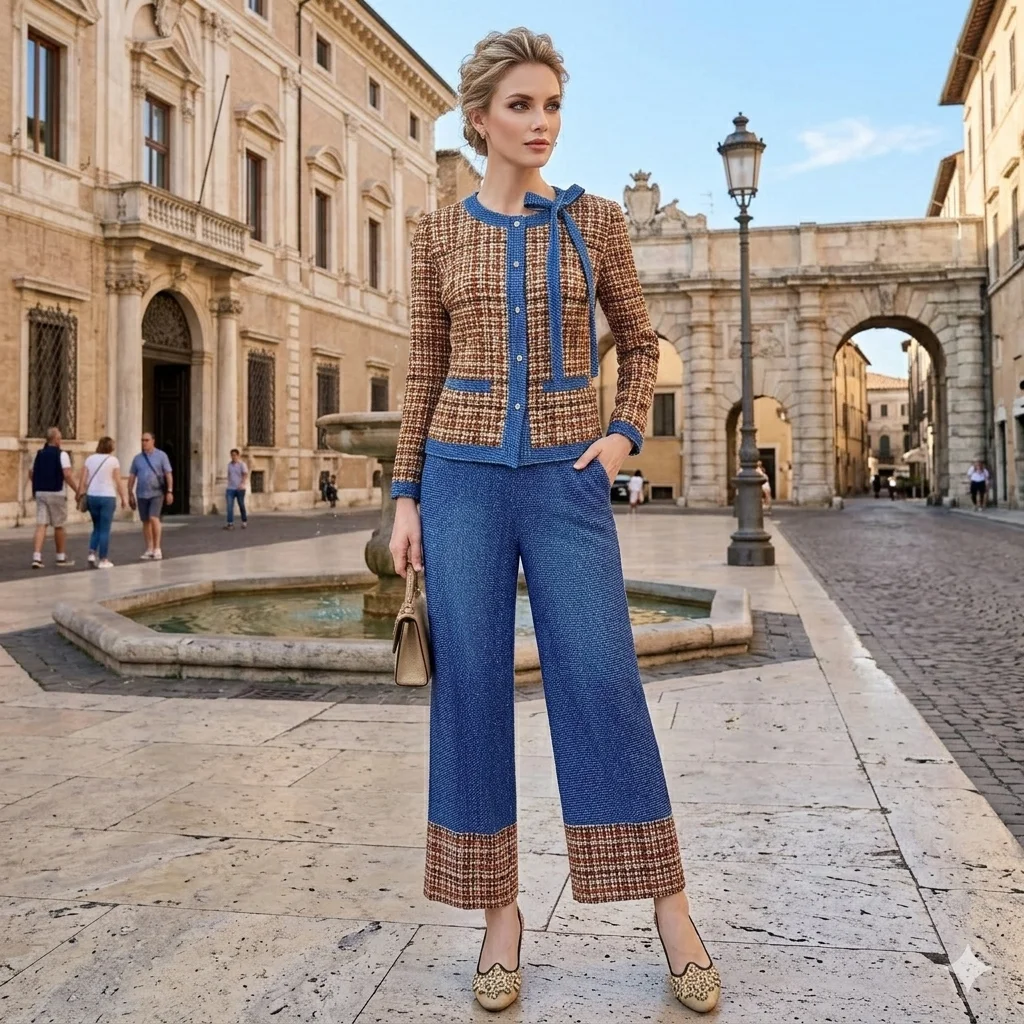 

Новый комплект плиссированной одежды Miyake 2026: элегантный, модный, свободный крой, премиум-класс, состоящий из двух предметов, для создания стильного образа.