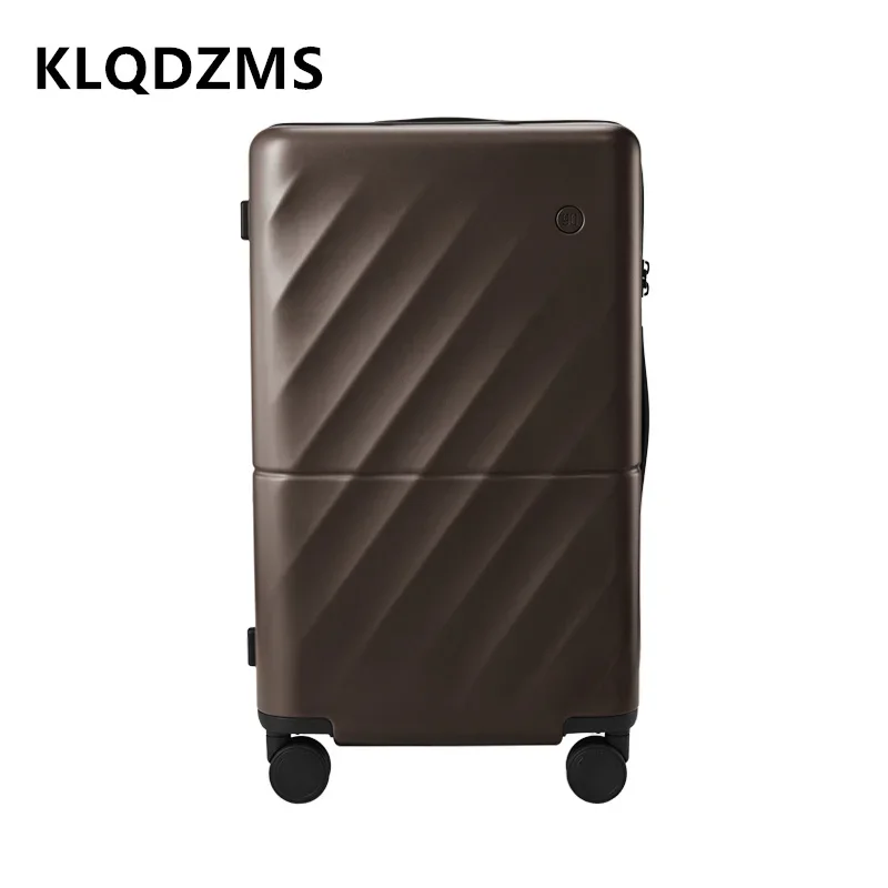 Klqdzms bagag de viagem de mão 22 "24" 26 "29 Polegada grande capacidade pc trole caso 20 "caixa de embarque mala universal masculina e feminina