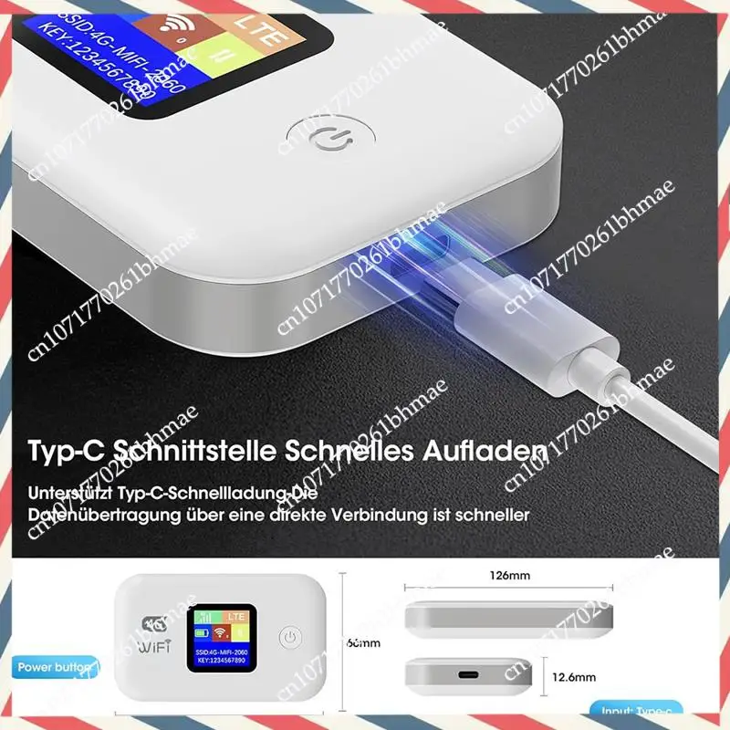 -Router de Internet móvel A21Z LTE, dispositivo wi-fi portátil 4G com suporte para cartão SIM para viagens