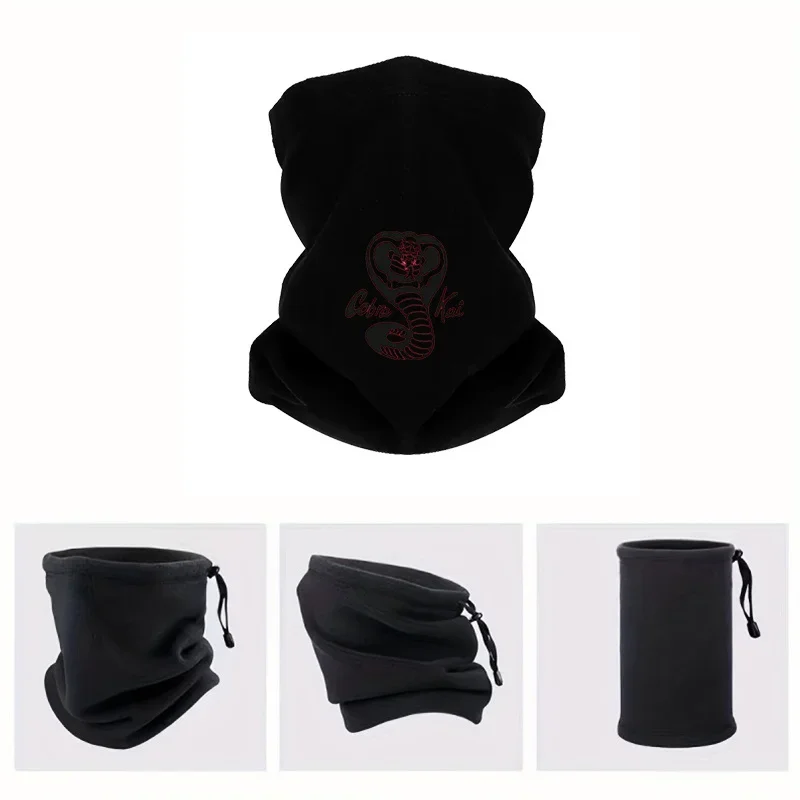 Snake head Cobra Kai martial art Men Outdoor Scarf Mask Neck Gaiter Hat Women cap Headgear Windproof Keep Warm Winter Multifunct