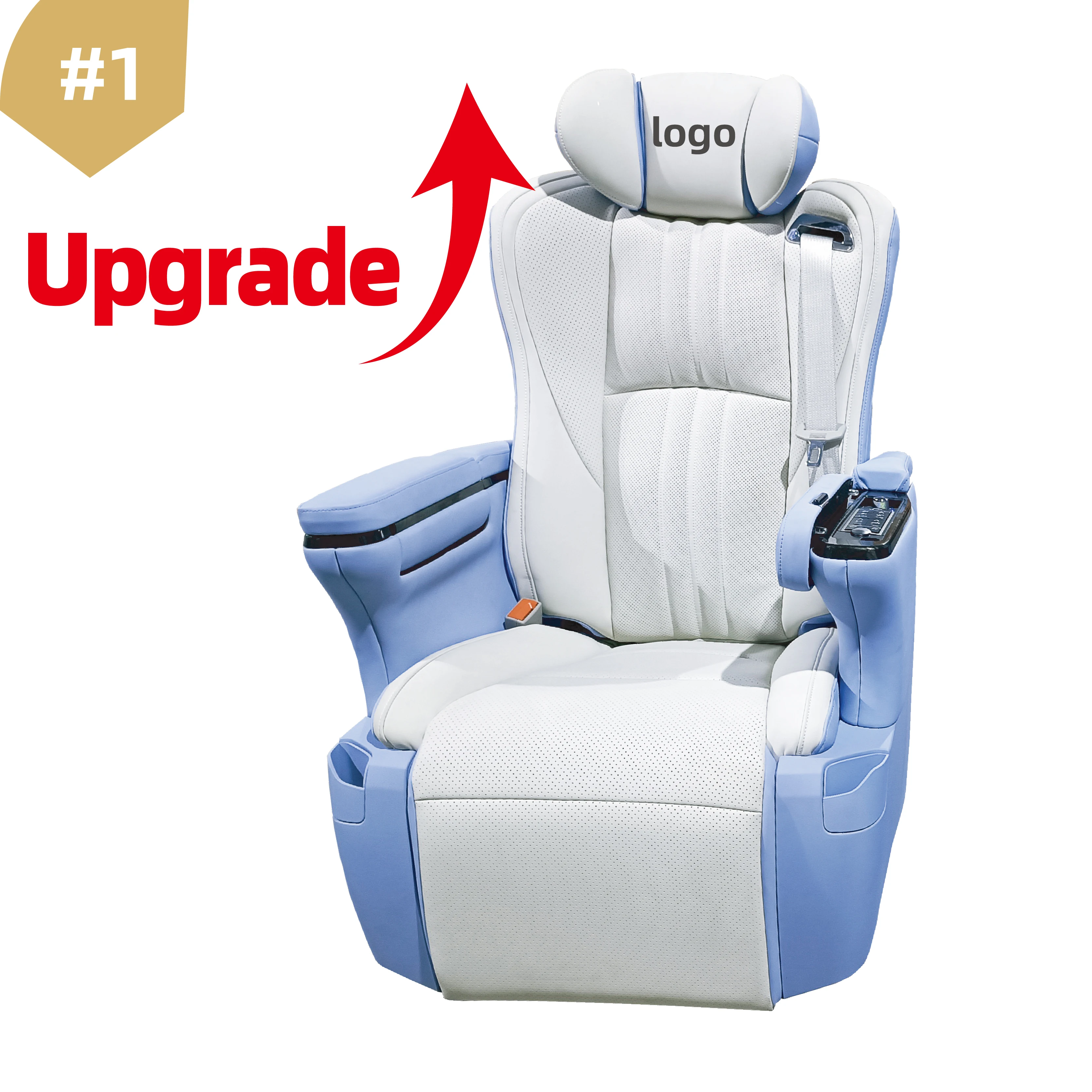 

High-End Luxury Aero Seats for Toyota Vito and Land Cruiser Smart and Comfortable Leather Seats for SUV/Van Made in China