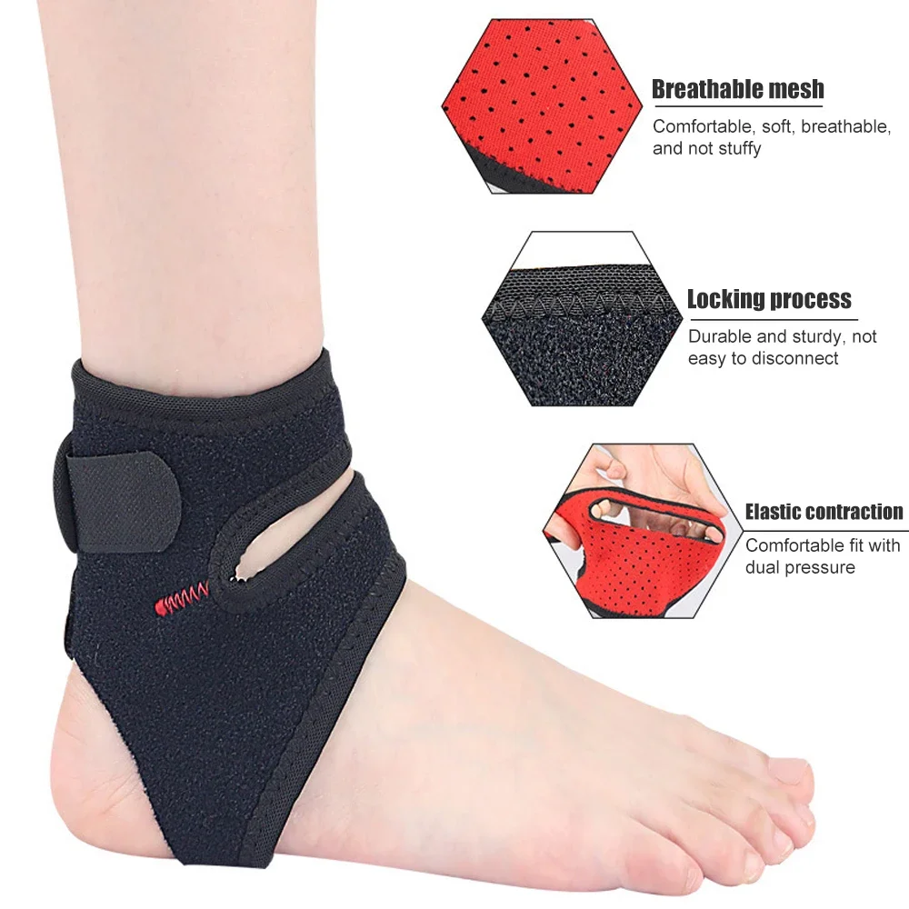 New Ankle Support for Ligament Damage & Sprained Ankle, Plantar Fasciitis Support & Achilles Tendonitis Pain Relief, Ankle Brace